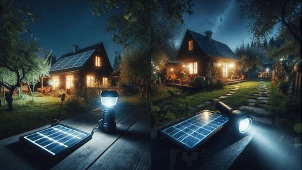 Lanternas e Faróis Movidos a Energia Solar