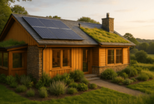 Tecnologia Verde para Casas de Campo com Eficiência Energética