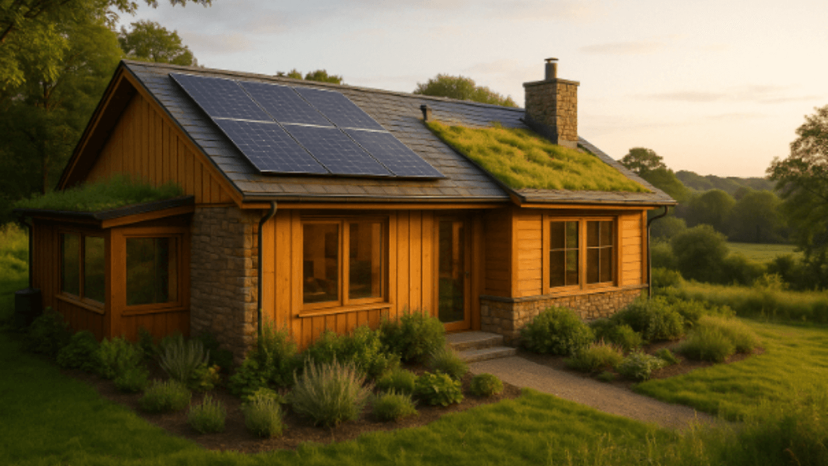 Tecnologia Verde para Casas de Campo com Eficiência Energética