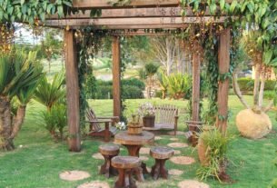 Plantas Nativas e Estilo Rústico Decoração Sustentável para Casas de Campo