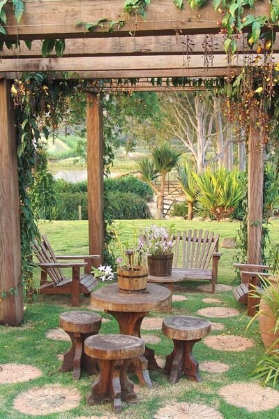 Plantas Nativas e Estilo Rústico Decoração Sustentável para Casas de Campo